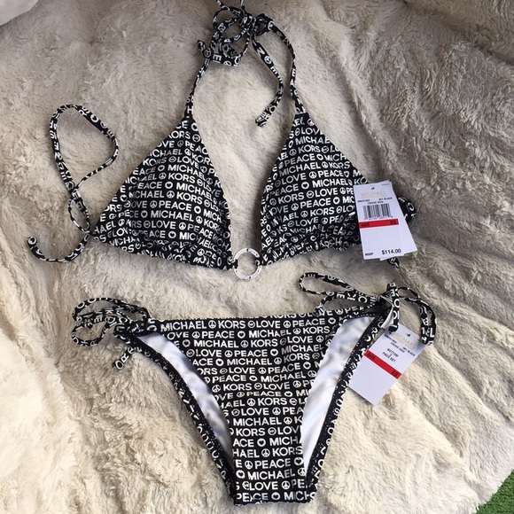 Michael Kors swimsuit bikini “peace” - Picture 7 of 7